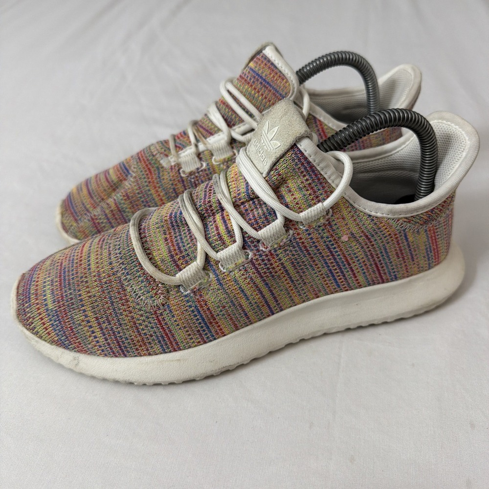 Adidas Tubular Shadow Mens Size 7 Purple Pink White Athletic Shoes Sneakers